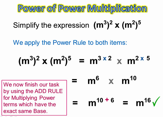 Power Of Power Rule For Exponents Passys World Of Mathematics 0853