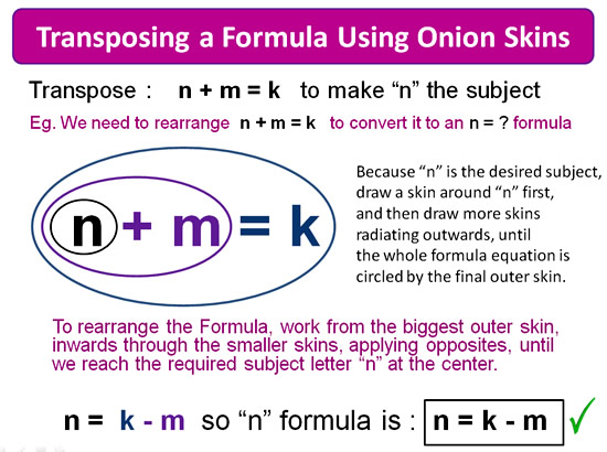 Transposing And Rearranging Formulas Passy S World Of Mathematics