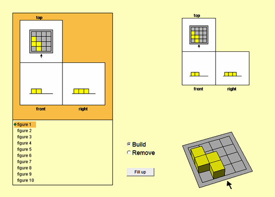 Isometric Cubes Puzzle Game