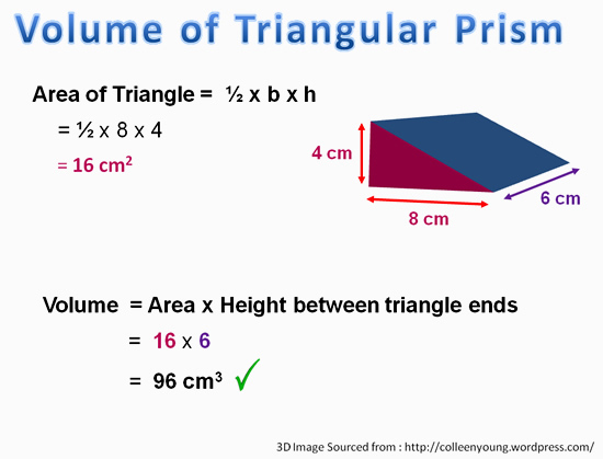 volume of trapezium prism