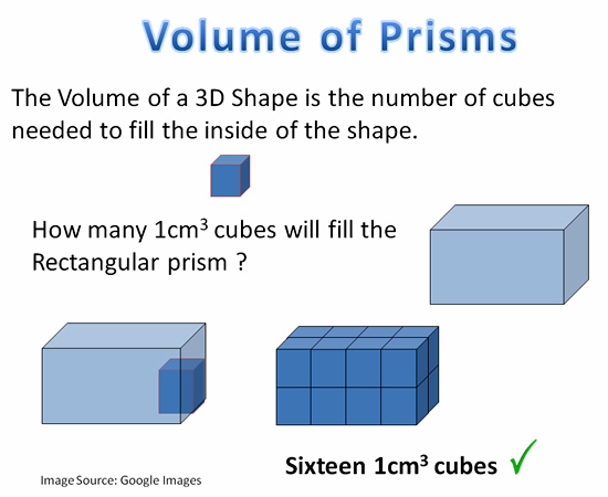 find volume of a prism