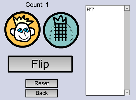 Probability Coin Tosser Simulation