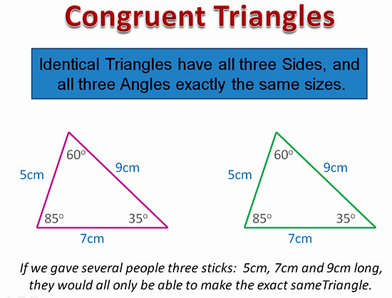 congruent shapes in real life