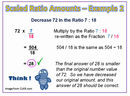 Decreasing Ratio Example