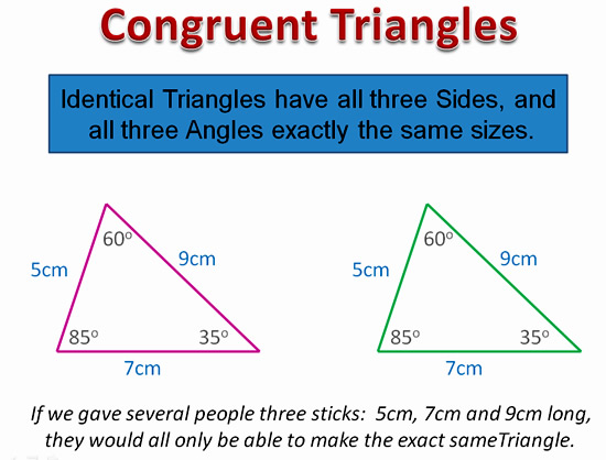 Congruent Triangles | Passy's World of Mathematics