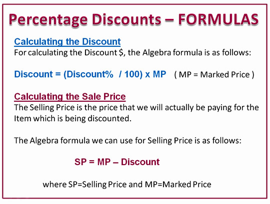 Discount Formula Calculator (Examples with Excel Template)